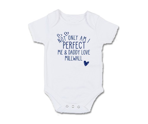 Millwall baby grow bodysuit - millwall,
