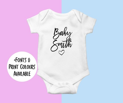Personalised baby grow - personalised,