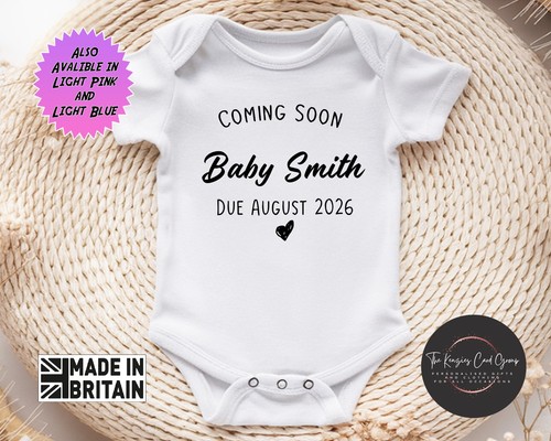 Personalised baby announcement - baby,