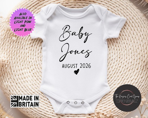 Personalised baby announcement - baby,